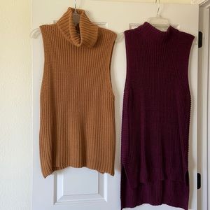 Forever 21 Sleeveless Sweater Bundle